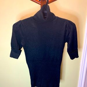Knit turtleneck top